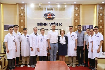 BỆNH VIỆN K VÀ HỘI PHỔI VIỆT - PHÁP (AVFP) TĂNG CƯỜNG HỢP TÁC QUỐC TẾ NÂNG CAO CHUYÊN MÔN TRONG LĨNH VỰC UNG THƯ PHỔI - LỒNG NGỰC