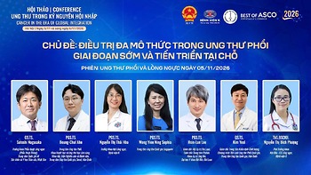 THÔNG TIN CHI TIẾT CHUYÊN GIA VÀ BÀI TRÌNH BÀY THUỘC CHỦ ĐỀ: ĐIỀU TRỊ ĐA MÔ THỨC TRONG UNG THƯ PHỔI GIAI ĐOẠN SỚM VÀ TIẾN TRIỂN TẠI CHỖ