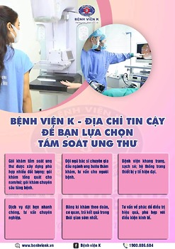 BỆNH VIỆN K CÓ CÁC GÓI TẦM SOÁT UNG THƯ NÀO CHO NỮ GIỚI