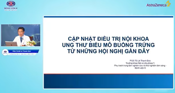CẬP NHẬT ĐIỀU TRỊ NỘI KHOA UNG THƯ BUỒNG TRỨNG TỪ CÁC HỘI NGHỊ GẦN ĐÂY